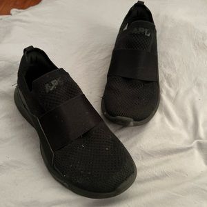APL all black sneakers